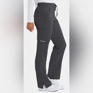 Skechers Pewter 3-Pocket Mid-Rise Straight Leg Scrub Pant Medium Price for Each